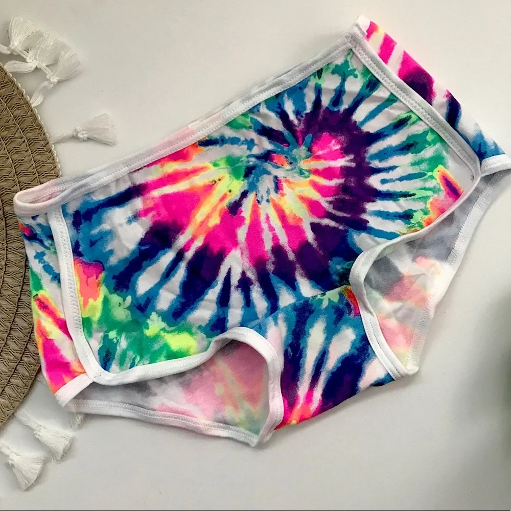 Victoria’s Secret PINK Cotton Boyshort Tie Dye NEW
